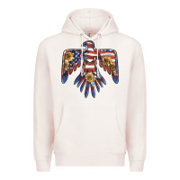 Pale Pink thunderbird usa Premium Hoodie - BarkalooDesign