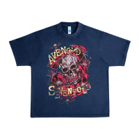 Navy avenged sevenfold Urban Heavy Tee - linhVisuals