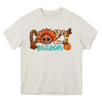 Cream turkey cozy season thanksgiving bbs Heavy Core Tee - BundleAndBundleShop