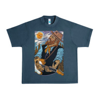 Midnight Navy nathaniel rateliff müsïc Urban Heavy Tee - linhVisuals