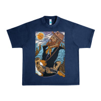 Navy nathaniel rateliff müsïc Urban Heavy Tee - linhVisuals