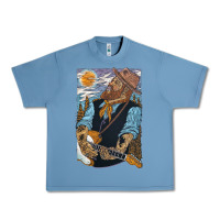 Pebble Blue nathaniel rateliff müsïc Urban Heavy Tee - linhVisuals