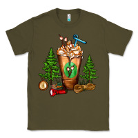 Army Green camping cold drink frappe Classic Tee - FaDigitalArtStudio