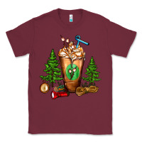 Burgundy camping cold drink frappe Classic Tee - FaDigitalArtStudio