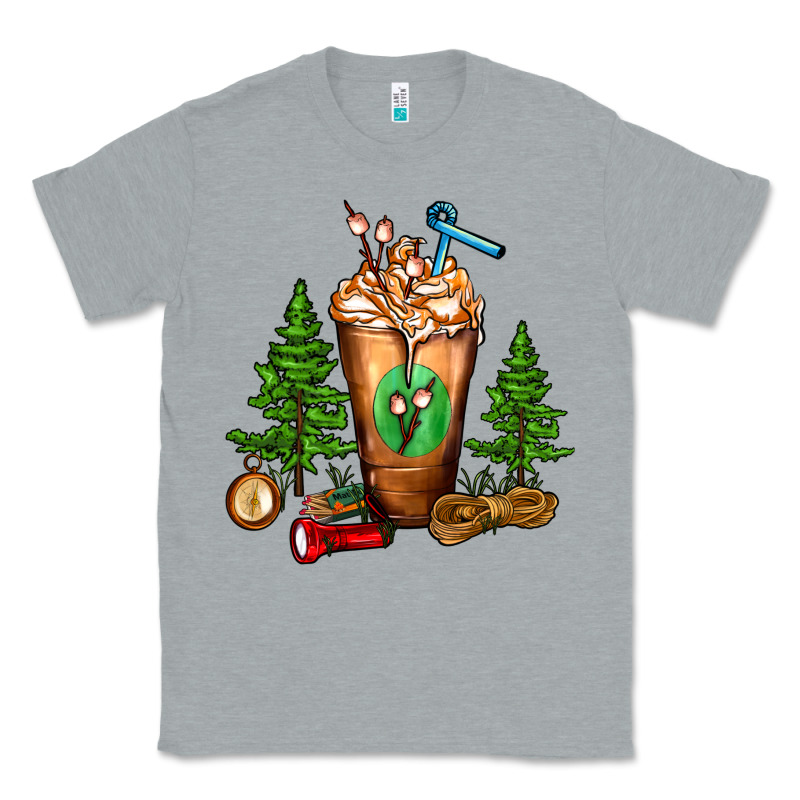 Camping Cold Drink Frappe Classic Tee by FaDigitalArtStudio | Teevron