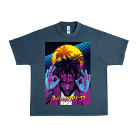 Midnight Navy concert wrld Urban Heavy Tee - linhVisuals