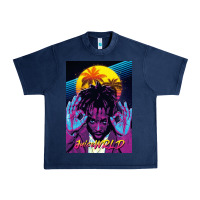 Navy concert wrld Urban Heavy Tee - linhVisuals