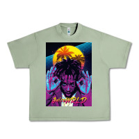 Oil Green concert wrld Urban Heavy Tee - linhVisuals
