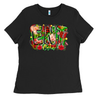 Black ent crew christmas Ladies Tee - CowhideDigitalArt