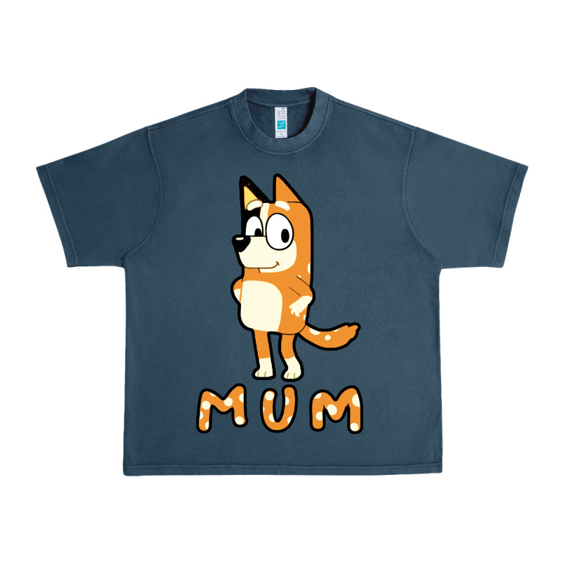 Bluey Mom Urban Heavy Tee by linhVisuals | Teevron
