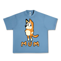 Pebble Blue bluey mom Urban Heavy Tee - linhVisuals