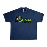 Navy senn high school Urban Heavy Tee - linhVisuals