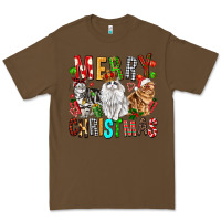Cacao Merry christmas cats Premium Tee - FaDigitalArtStudio