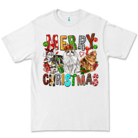 White Merry christmas cats Premium Tee - FaDigitalArtStudio