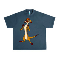 Midnight Navy Timon Funny Urban Heavy Tee - linhVisuals