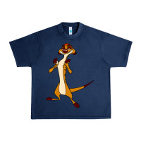 Navy Timon Funny Urban Heavy Tee - linhVisuals