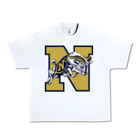 White navy midshipmen Urban Heavy Tee - linhVisuals