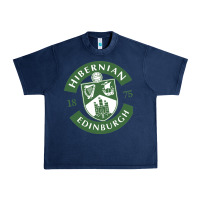 Navy hibernian edinburg Urban Heavy Tee - linhVisuals