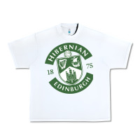 White hibernian edinburg Urban Heavy Tee - linhVisuals