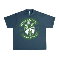 Midnight Navy hibernian edinburg Urban Heavy Tee - linhVisuals