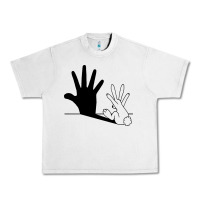 Rabbit Hand Shadow Urban Heavy Tee | Teevron