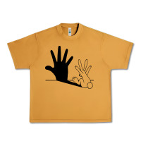 Peanut Butter rabbit hand shadow Urban Heavy Tee - linhVisuals