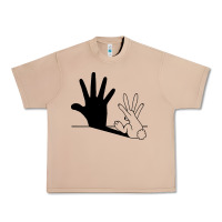 Burro rabbit hand shadow Urban Heavy Tee - linhVisuals