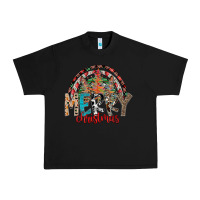 Black Merry Christmas Urban Heavy Tee - CowhideDigitalArt