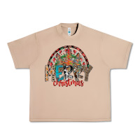 Burro Merry Christmas Urban Heavy Tee - CowhideDigitalArt