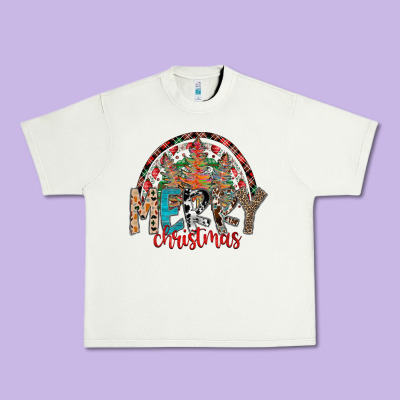 Merry Christmas Urban Heavy Tee Designed By Cowhidedigitalart