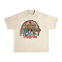 Sandshell Merry Christmas Urban Heavy Tee - CowhideDigitalArt