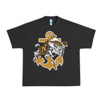 Pigment Black navy midshipmen Urban Heavy Tee - linhVisuals