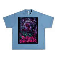 Pebble Blue Black Dahlia Murder Urban Heavy Tee - linhVisuals