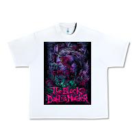 White Black Dahlia Murder Urban Heavy Tee - linhVisuals