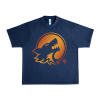 Navy magic the gathering hunt emblem Urban Heavy Tee - linhVisuals