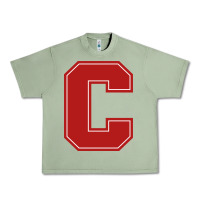 Oil Green cornell big red Urban Heavy Tee - linhVisuals