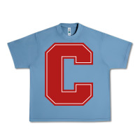 Pebble Blue cornell big red Urban Heavy Tee - linhVisuals