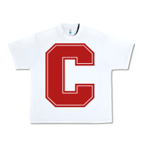 White cornell big red Urban Heavy Tee - linhVisuals