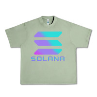 Oil Green solana cryptocurrency solana Urban Heavy Tee - linhVisuals