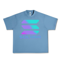 Pebble Blue solana cryptocurrency solana Urban Heavy Tee - linhVisuals