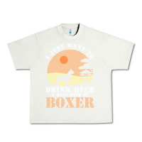 Pistachio boxer beer dog lover t  shirt boxer beer dog lover t  shirt Urban Heavy Tee - linhVisuals