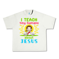 Pistachio i teach tiny humans about jesus Urban Heavy Tee - linhVisuals