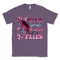 Lavender with brave wings she flies Classic Tee - BarkalooDesign