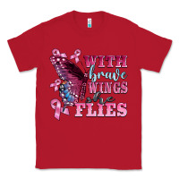 Red with brave wings she flies Classic Tee - BarkalooDesign