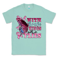 Seafoam with brave wings she flies Classic Tee - BarkalooDesign
