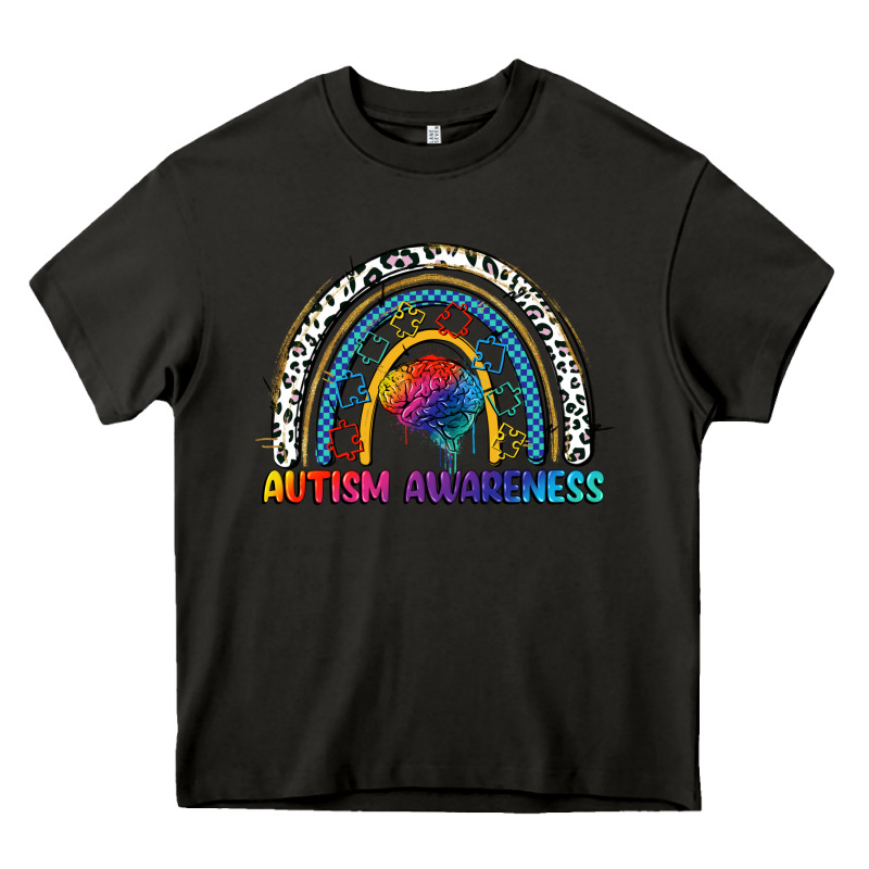 Autism Awareness Rainbow Heavy Core Tee by FaDigitalArtStudio | Teevron