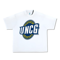 White unc greensboro spartans Urban Heavy Tee - linhVisuals