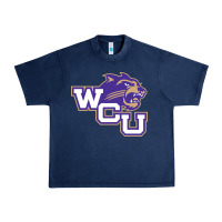 Navy western carolina catamounts Urban Heavy Tee - linhVisuals