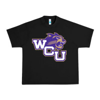 Black western carolina catamounts Urban Heavy Tee - linhVisuals