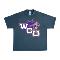 Midnight Navy western carolina catamounts Urban Heavy Tee - linhVisuals